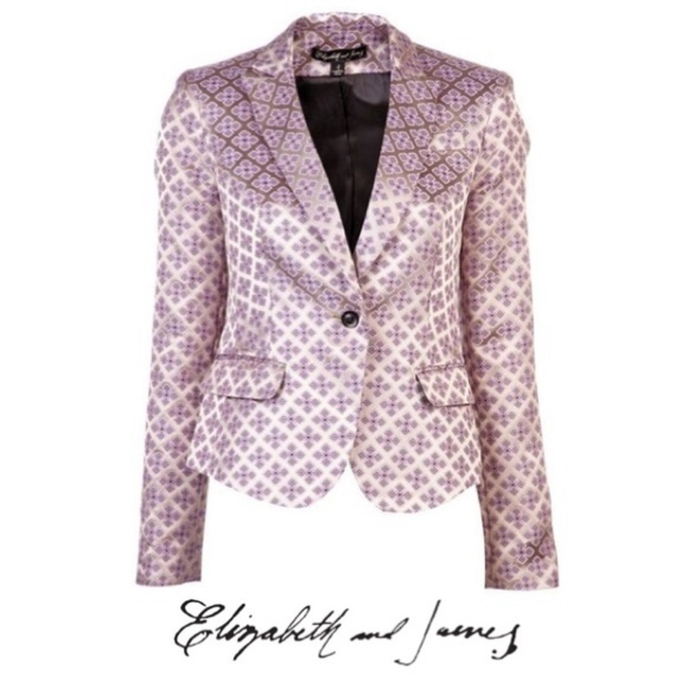 Elizabeth and James Print Blazer